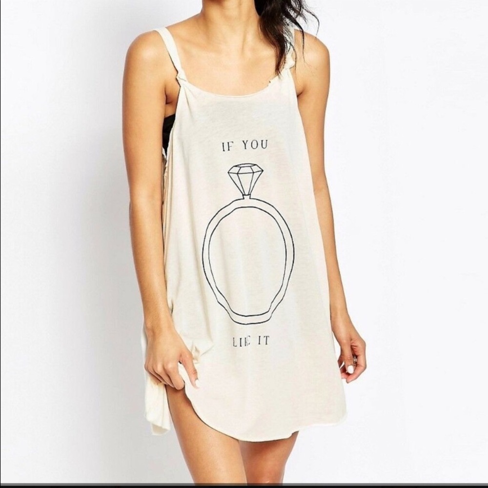 Wildfox Put A Ring On It Tank Dress | Size Small